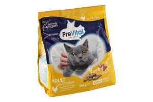 Корм для котів PreVital з куркою сухий