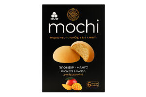 Морозиво Пломбір-манго Mochi Rud к/у 6х40г