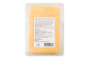 Сир Український 50% нарізка 150г газ/уп Гармонія смаку