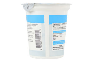 Сметана 15% Fine Life ст 300г