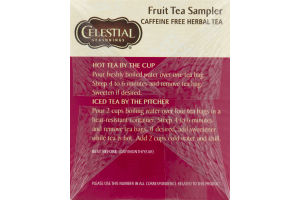 Celestial Seasonings Fruit Tea Sampler Herbal Tea - 18 CT