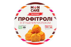 Пирожное Профитроли со сгущенным молоком Mon Cake к/у 140г