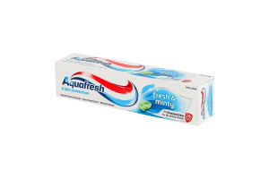 Паста зубная с фтором Освежающе-мятная Triple protection Aquafresh 50мл