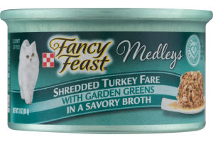 Fancy Feast Medleys Shredded Turkey Fare Cat Food
