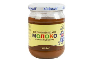 Молоко згущене 8.5% варене незбиране Sladosvit с/б 500г