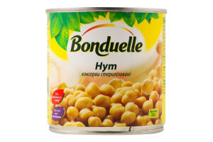 Нут консервированный стерилизованный Bonduelle ж/б 310г