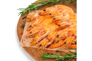 Креветка копчена в/в, ваг