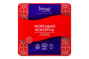 Коктейль морской мороженый глазированный Veladis лоток 400г