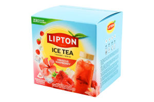 Чай холодний Hibiscus Raspberry 10*3,5г в пірамідках Lipton