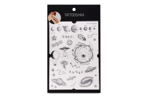 Тату Tattooshka Космічний бум тимчасові