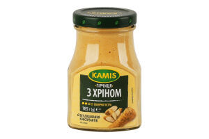 Гірчиця З хріном Kamis с/б 185г