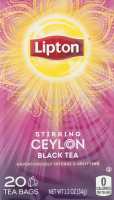 Lipton Stirring Ceylon Black Tea - 20 CT