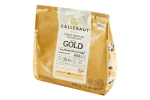 Шоколад 30.4% білий з карамеллю Caramel callets Callebaut м/у 0.4кг