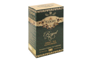 Чай зеленый листовой Gunpowder Royal Edems к/у 100г