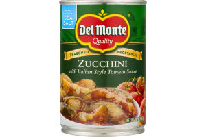 Del Monte Zucchini With Italian Style Tomato Sauce