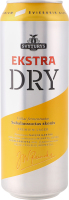 Пиво 568мл 5% світле фільтроване пастеризоване Ekstra dry Svyturys з/б