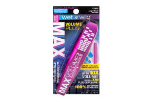 Wet n Wild MaxVolume Plus Waterproof Hydrofuge Mascara C141A Amp'd Black