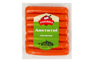 Сосиски Аппетитные Забіяка 1с в/у 0.33кг
