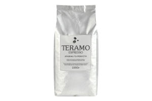 Кофе натуральный жареный в зернах Teramo Espresso ТзОВ ТД Галка м/у 1кг