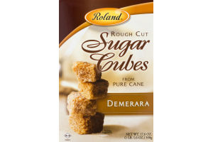 Roland Rough Cut Sugar Cubes Demerara