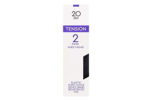 Получулки женские Conte elegant Tension 20den 23-25 nero 2пары