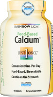 Rainbow Light Food-Based Calcium Tablets - 90 CT