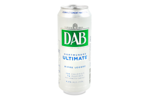 Пиво 0.5л 4% светлое фильтрованное пастеризованное Ultimate DAB ж/б