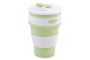 Стакан з кришкою складний 350мл №KYYW153 Greenwich Products Co. Limited 1шт