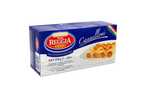 Изделия макаронные из твердых сортов пшеницы Cannelloni Pasta Reggia к/у 250г