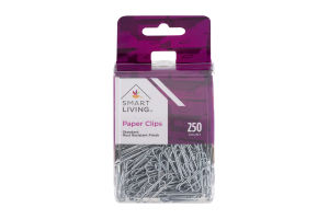 Smart Living Paper Clips Standard - 250 CT