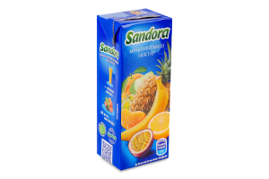 Нектар неосвітлений пастеризований Мультивітамін Sandora т/п 200мл