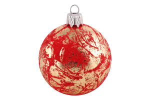 Прикраса ялинк Куля Ретро Оксамит пласт 60мм 1541