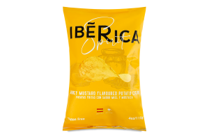 Чипсы картофельные со вкусом меда и горчицы Iberica м/у 115г