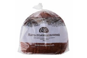 Хлеб нарезной из смеси ржаной и пшеничной муки Карпатский особый Скиба м/у 700г