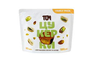 Конфеты в молочном шоколаде с фисташковой пастой и катаифи Том д/п 180г