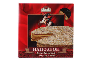 Коржи для торта слоеные выпеченные Наполеон Merci Cake к/у 400г