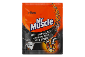 Средство для прочистки засоренных сливных труб всех видов Mr.Muscle 70г