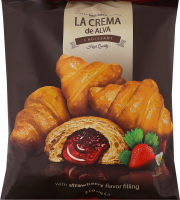 Круасан з начинкою зі смаком полуниці La Crema de Alva м/у 210г
