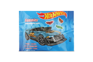 Цукерки жувальні 21г Hot Wheels