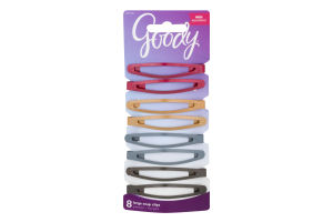 Goody Large Snap Clips - 8 CT
