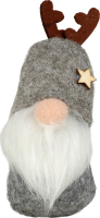 Прикраса декорат Міні Санта з ріжками 13см 834019