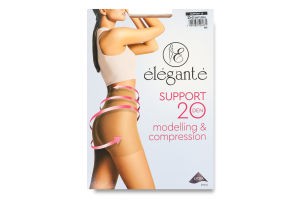 Колготки жіночі Elegante Support Modelling&Compression 20den 2 natural