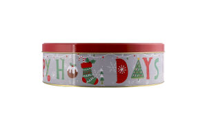 Коробка Щасливих свят металева 19,8*6,2см 985702