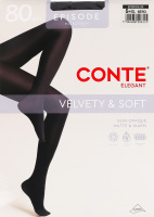 Колготки женские Conte elegant Velvety&Soft Episode 80den 5 nero