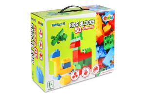 Конструктор для дітей від 1року №41294 Kids blocks Wader 50ел
