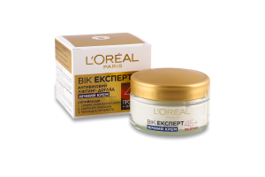Крем для кожи лица ночной против морщин Возраст эксперт 45+ L'Oreal Paris 50мл