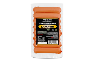 Сосиски веганские Классические Vega's в/у 300г