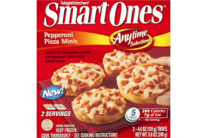 Weight Watchers Smart Ones Anytime Selections Pepperoni Pizza Minis