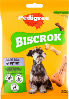 Корм сухой дополнительный для взрослых собак Со вкусом курицы, говядины и ягнятины Multi mix Biscrok Pedigree м/у 200г