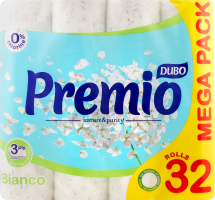 Папір туалетний 3-х шаровий Bianco Premio Диво 32шт